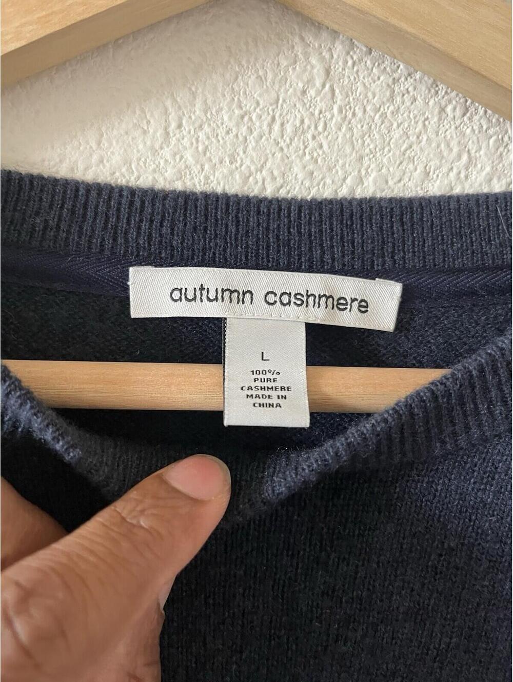 Autumn Cashmere Skull Knit Crewneck Sweater L - Picture 2 of 6